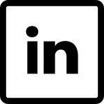 Linkedin Rounded Border SVG Icon